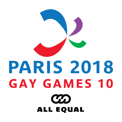 Paris 2018 Gay Games logo